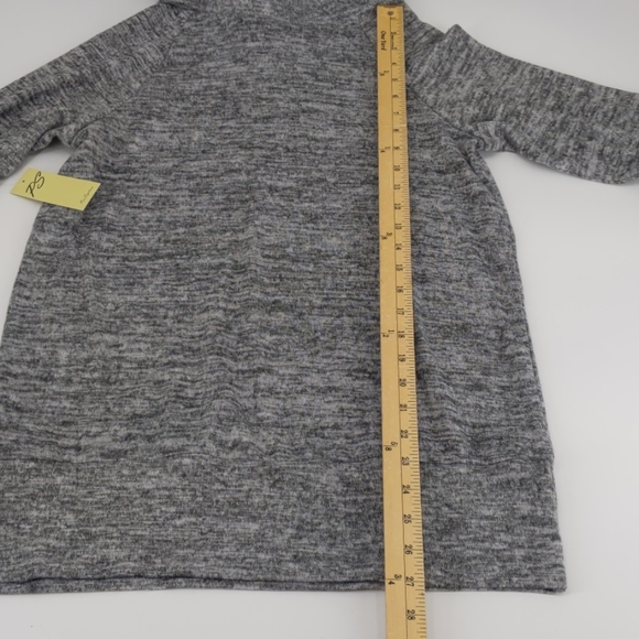 PerSeption Concept long gray cowl neck sweater - Picture 7 of 8